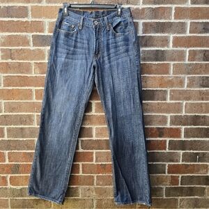 Lucky Brand Men’s 363 Straight Leg Blue Jeans 30x30 Medium Wash Denim